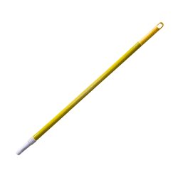 Manche en fibre de verre à vis H. 150cm - Col. Jaune