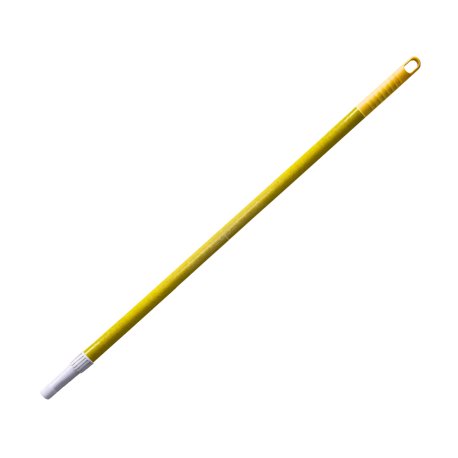 Manche en fibre de verre à vis H. 150cm - Col. Jaune