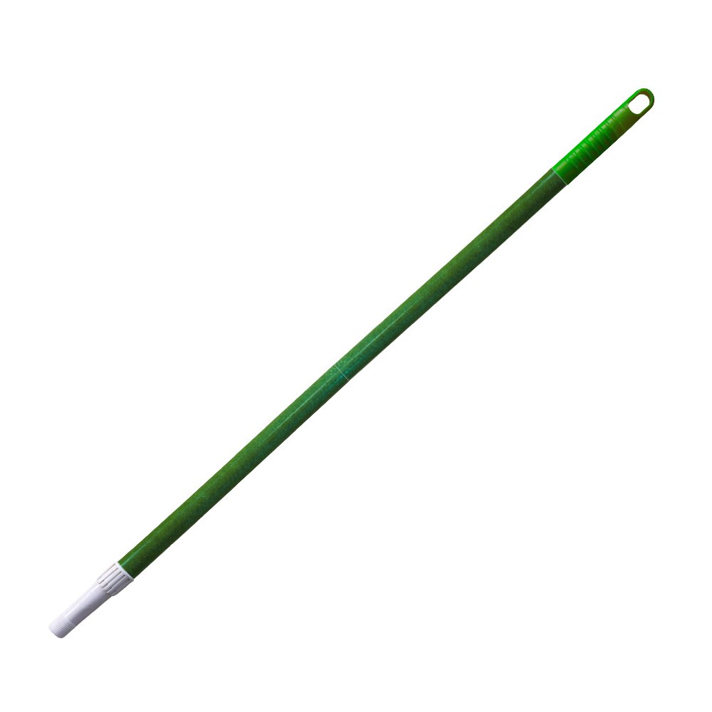 Manche en fibre de verre à vis H. 150cm - Col. Vert